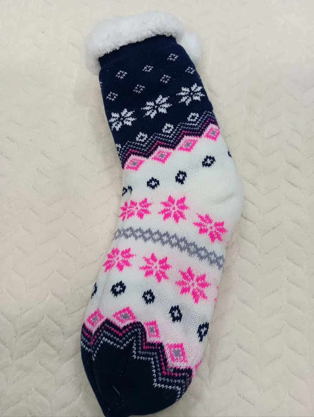Hao Zhan Cozy Fleece-Lined Slipper Socks